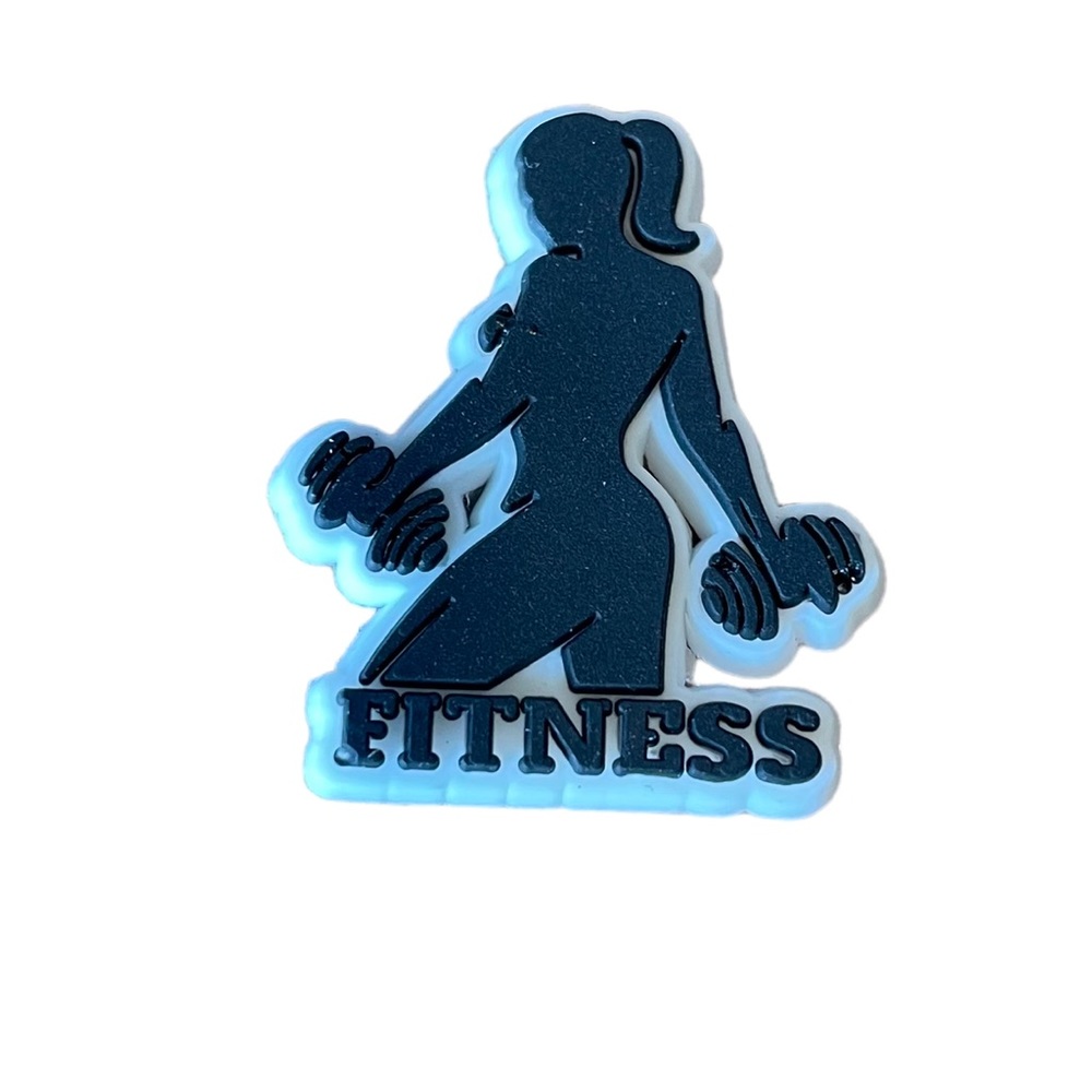 Fitness Croc Charm